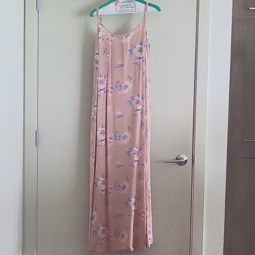 American Eagle Outfitters Dress M Boho Hippie Floral Flowy Maxi Summer  Sundress